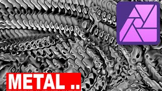 Affinity Photo  Metal Effect How To Tutorial [upl. by Kerge]