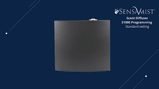 SensaMist® S1000 Scent Diffuser  Programming Video  Standard setting [upl. by Hannala]