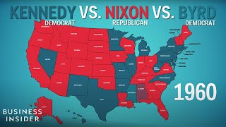 How The States Voted In Every Presidential Election [upl. by Gambrill]