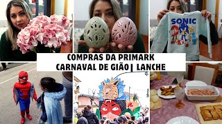 Compras da Primark  Carnaval de Gião  Lanche com amigos [upl. by Ellevart437]