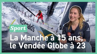 À 23 ans Violette Dorange va réaliser son rêve de Vendée Globe voile [upl. by Eenobe658]