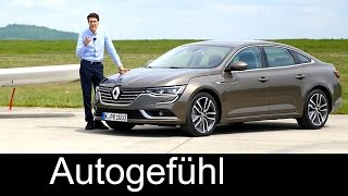 Renault Talisman FULL REVIEW test driven 16 dci allnew neu 2017 Sedan  GrandTourer check [upl. by Destinee]