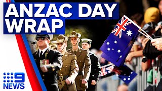 Wrap of Anzac Day 2023  9 News Australia [upl. by Otrebogad]