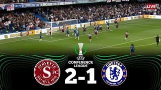 🔴 SERVETTE vs CHELSEA LIVE  UEFA Conference League 2425 Match Live Today [upl. by Aiyotal908]