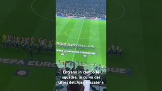 Entrano in campo le squadre… sslazio lazio europaleague [upl. by Naimed]