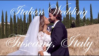 PROPOSAL amp ITALIAN WEDDING IN TUSCANY ITALY [upl. by Ocire443]