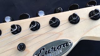 How to enlarge holes for guitar tuners [upl. by Eecart]