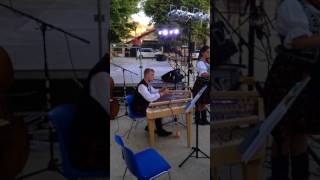 Slovaquie Interfolk 2017 Retournac Slovaquie musiciens le cymbalum 01 [upl. by Yrral]