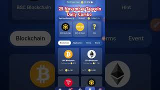 25 November Tapcoin Daily Combo  Today Tapcoin Daily Combo Cards [upl. by Radnaskela]