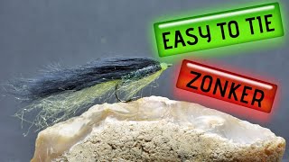 Fly Tying How to tie a Simple Zonker [upl. by Morrison958]