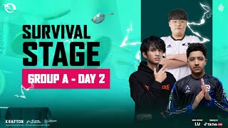 EN PUBG MOBILE RUTHLESS PRO SERIES COG S3 SURVIVAL STAGE GROUP A DAY 2 FT NV VPE HORAA I8 [upl. by Navaj]