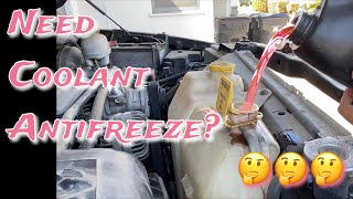 How to Add Coolant Antifreeze to your Radiator or Reservoir Dodge Ram 1500 2500 3500 [upl. by Graehme]