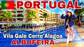 PORTUGAL Vlog 🇵🇹 Vila Gale Cerro Alagoa Hotel Our Staycation Hotel in Albufeira Algarve  Portugal [upl. by Eirret]