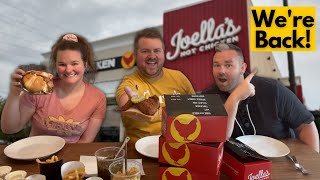 Joellas Hot Chicken Mukbang  New Ghost Pepper Chicken Review [upl. by Aivekahs]