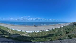 Panorama vanaf de bunker  Bredene aan Zee [upl. by Enaitsirk]