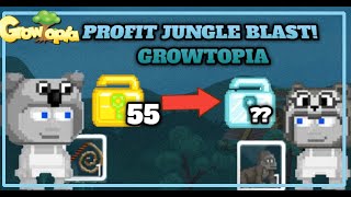 EZ PROFIT  GACHA JUNGLE BLAST  GROWTOPIA INDONESIA [upl. by Atteuqram]