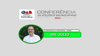 Conferência Eleições Municipais 2024  Júlio Lóssio [upl. by Arlene]