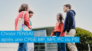 Choisir lENSAI après une CPGE scientifique et le CCINP [upl. by Elbas]