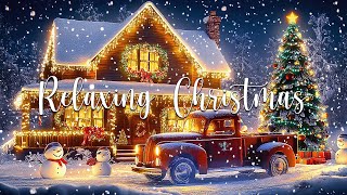 Snowy Christmas Ambience ❄️ Christmas Instrumental Music 🎹 Top 100 Christmas Songs Of All Time [upl. by Roon]