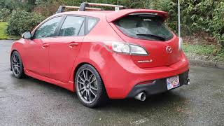 Corksport Resonated Exhaust 13 Mazdaspeed 3 [upl. by Kisor]