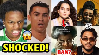 This will BREAK The INTERNET🤯🔥 Emiway Vs King Kangana Emergency BAN Speed UR Cristiano Ronaldo [upl. by Acinorehs]