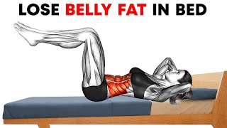 Quick 10Minute Bed Workout to Get a Flat Belly amp Slim Waist [upl. by Gitlow]