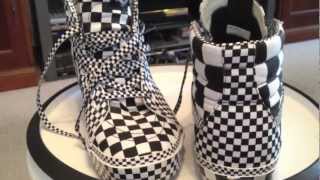 Vans Sk8Hi  Journeys release  Multi Check  Black  White colorway [upl. by Still]