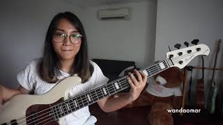 Jangan Salah  Karimata Wanda Omar bass cover [upl. by Nirok]