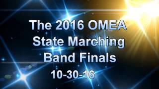 2016 OMEA State Marching Band Finals 103016 [upl. by Zilvia]