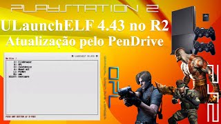 BOOT NO ULAUNCHELF PELO R2 OU PENDRIVE NO PLAYSTATION 2 [upl. by Adiaros]