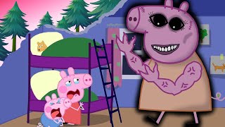 Zombie Apocalypse Mom Zombies please forgive me Peppa Pig Funny Animation [upl. by Dahs]