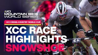 Mens XCC Race Highlights Snowshoe USA  UCI Mountain Bike World Series [upl. by Haodnanehs]