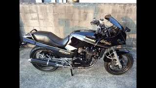 GPZ900R ラジエターステーTキャップ変更 [upl. by Crifasi]