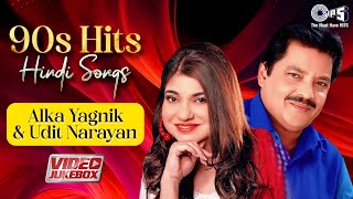 90s Hits Hindi Songs Of Alka Yagnik amp Udit Narayan  90s Evergreen Love Songs  Hindi Songs Jukebox [upl. by Rahab]