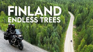 Finland Motorcycle Camping Trip  Endless Trees [upl. by Anah]