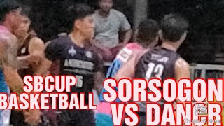 SB CUP BASKETBALL TOURNAMENT DANCR VS SORSOGON  OPEN DIV [upl. by Honey]