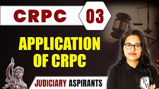 CrPC 03  Application Of Crpc  Major Law  LLB amp Judiciary Aspirants [upl. by Saideman]