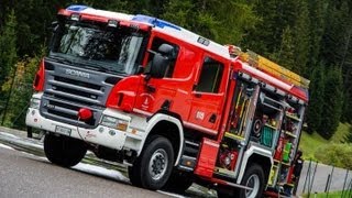 Mezzi Vigili Del Fuoco Trentino  Tributo VVF migliori camion dei pompieri [upl. by Regdor]