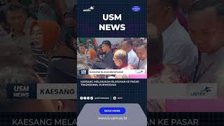 Kaesang blusukan di pasar purwodadi usmtv usmnews kaesang blusukanpasar [upl. by Llehsal55]