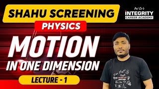 Motion in one dimensionPhysics  Shahu Screening Test laturpattern iit aiims integritylatur [upl. by Arriaes230]