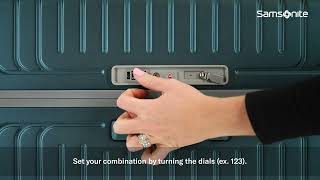 How to Reset Your Luggage Lock by Samsonite [upl. by Sari]