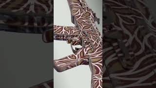 “Optical Flow” pattern skin on ak47 cs2 counterstrike2 Art game NOT REAL JUST VIDEO GAME ART [upl. by Fredia]