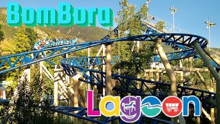 The Most Underrated Roller Coaster at Lagoon Amusement Park bombora [upl. by Gabey]