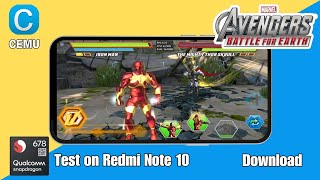 CEMU  Marvel Avengers Battle Earth  Snapdragon 678  6GB RAM [upl. by Giorgia]