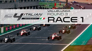 Italian F4 Championship  ACI Racing Weekend Vallelunga round 3  Race 1 [upl. by Thain458]