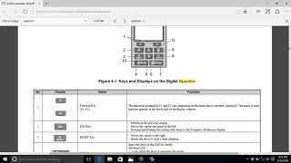 yaskawa drive A1000 KEYPAD working principleKeypad workingDigital operator [upl. by Audie]