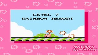 Kirbys Adventure NES Capítulo Final  Rainbow ResortThe Fountain Of Dreams [upl. by Fransen]