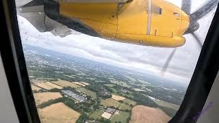 Home time Aurigny ATR72 GORAI home to Guernsey from Gatwick [upl. by Anali]