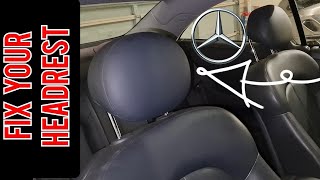 Fix the electric headrest adjuster on your Mercedes [upl. by Nahem123]