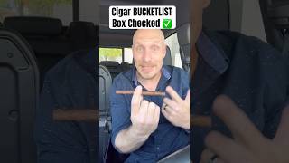 Cigar BUCKETLIST box checked  truck cigar stash cigarsdaily [upl. by March786]